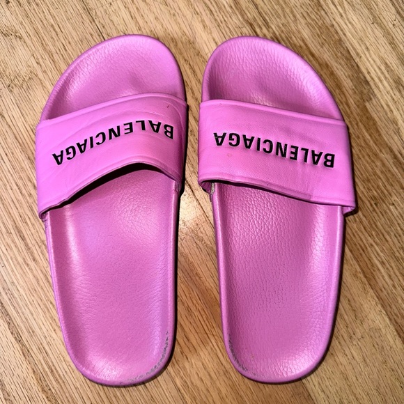 Balenciaga pink slides - women’s sz 8 - - Picture 2 of 4